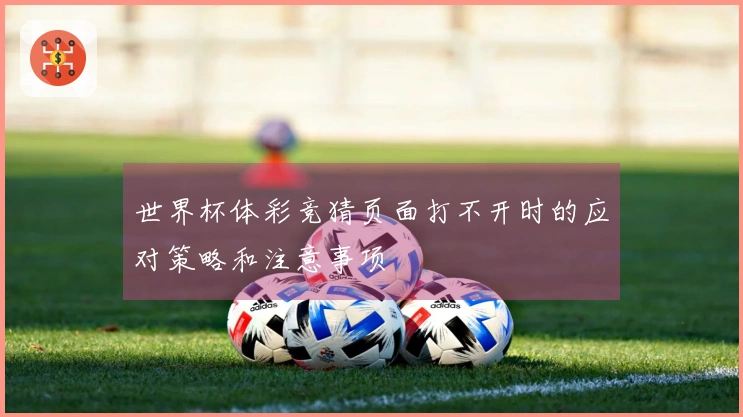 世界杯体彩竞猜页面打不开时的应对策略和注意事项