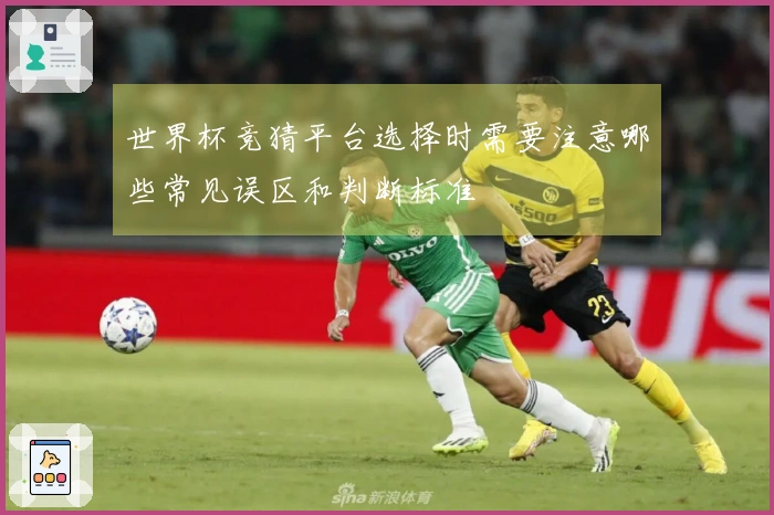 世界杯竞猜平台选择时需要注意哪些常见误区和判断标准