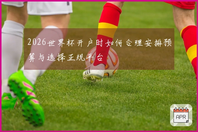 2026世界杯开户时如何合理安排预算与选择正规平台